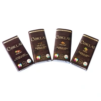 Barras artesanales de chocolate rellenas x 90g Und. Sabores Surtidos.